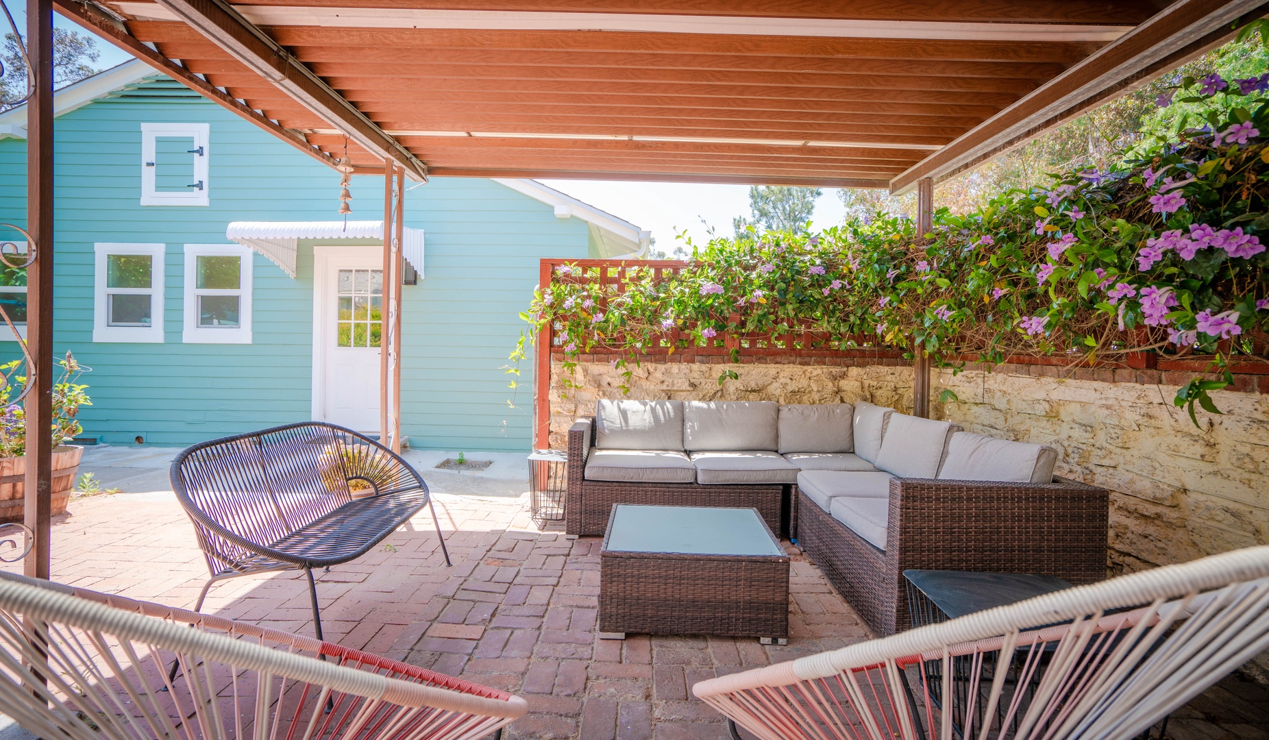 Patio sitting area