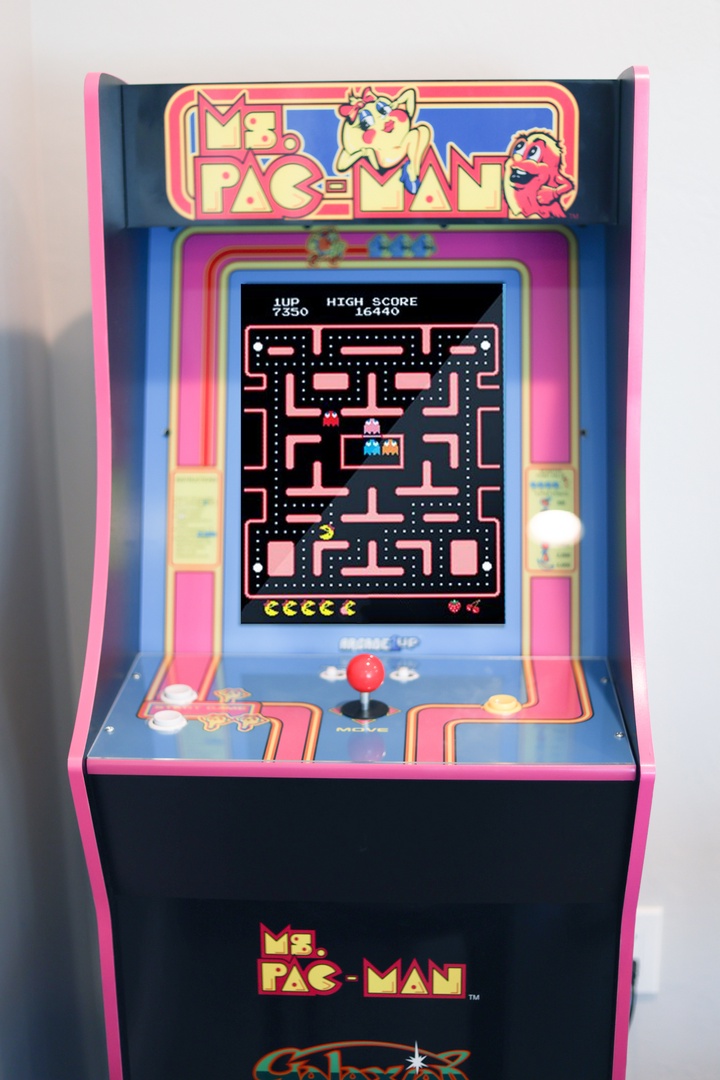 Ms. Pac-man can be addictive.. trust me.