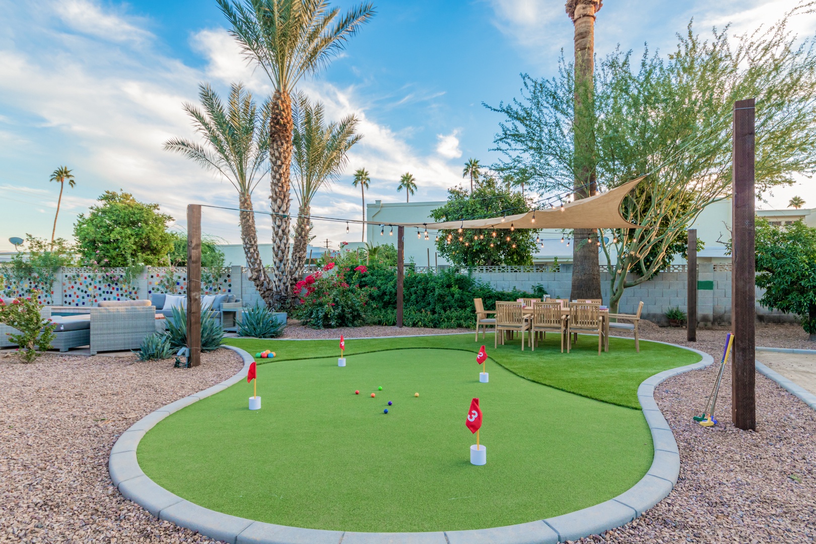 Putting Green and yard games