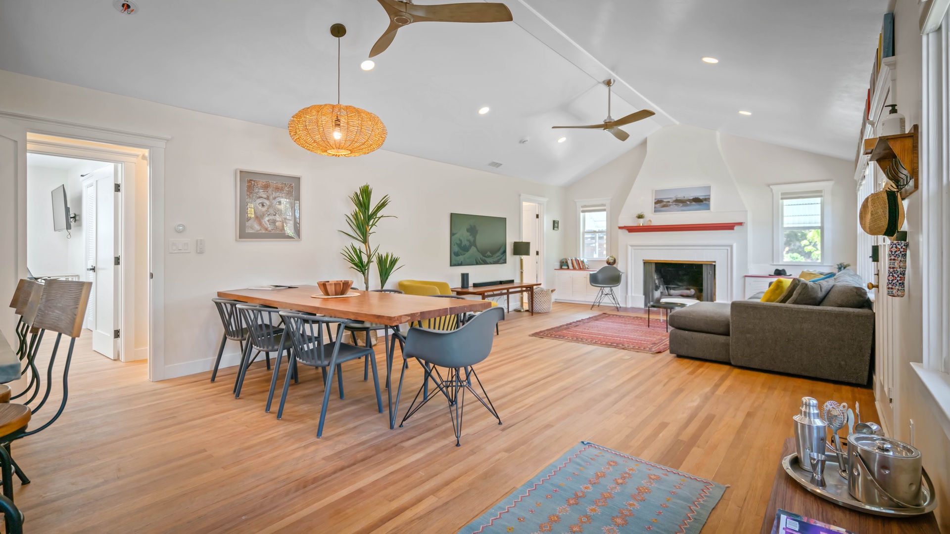 Living Room and Dining Area