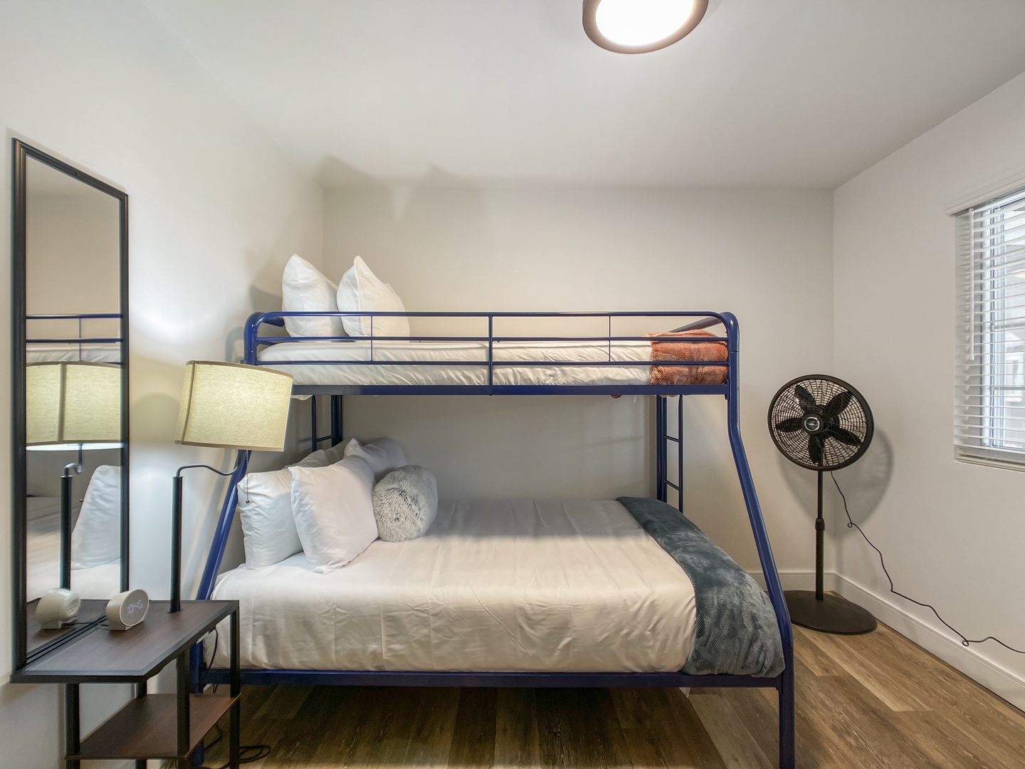 Bedroom 3: One Bunk Bed with Twin top and Double Bottom