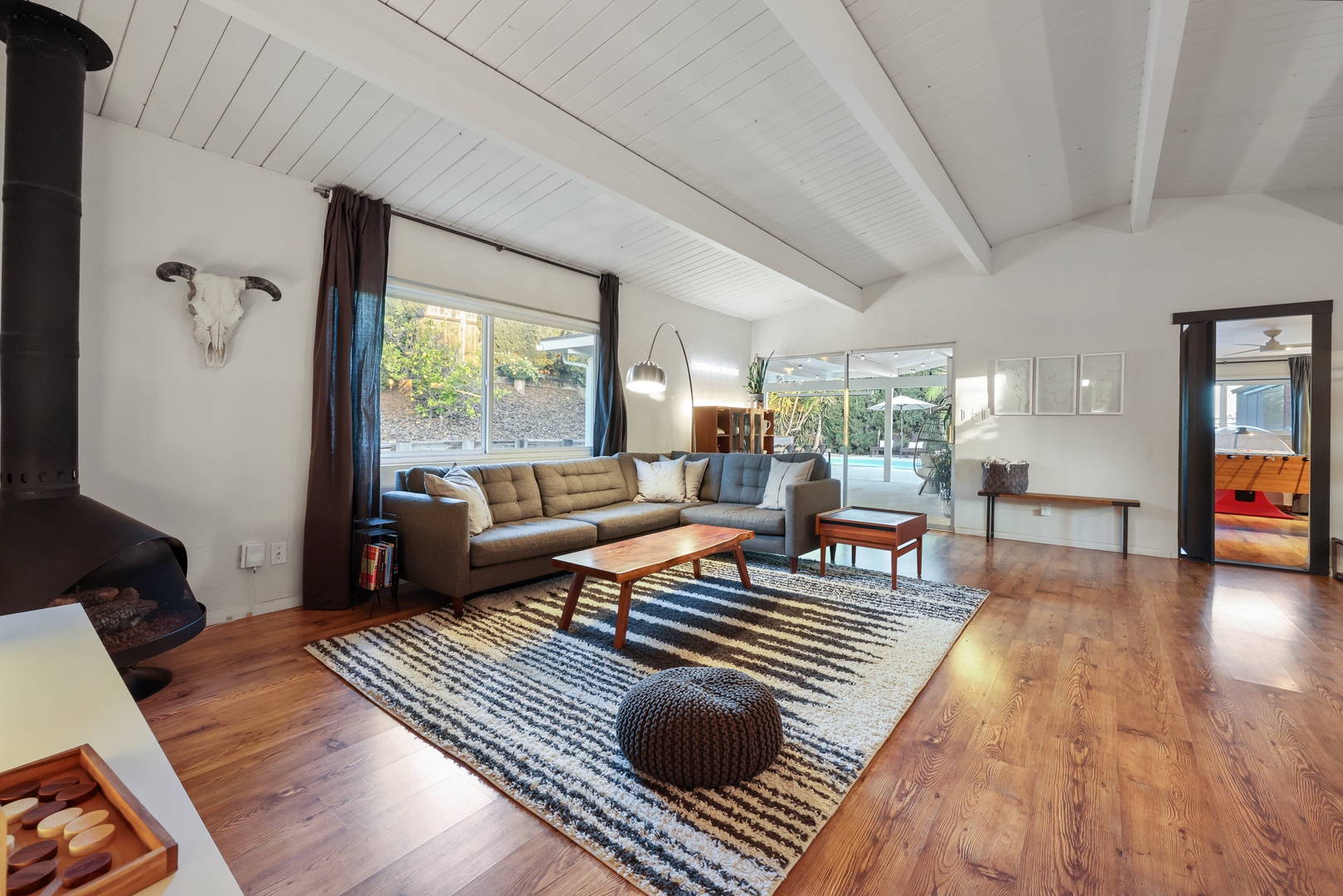 Large open living room