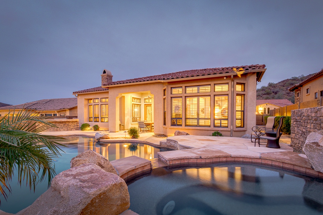 Resort like backyard oasis