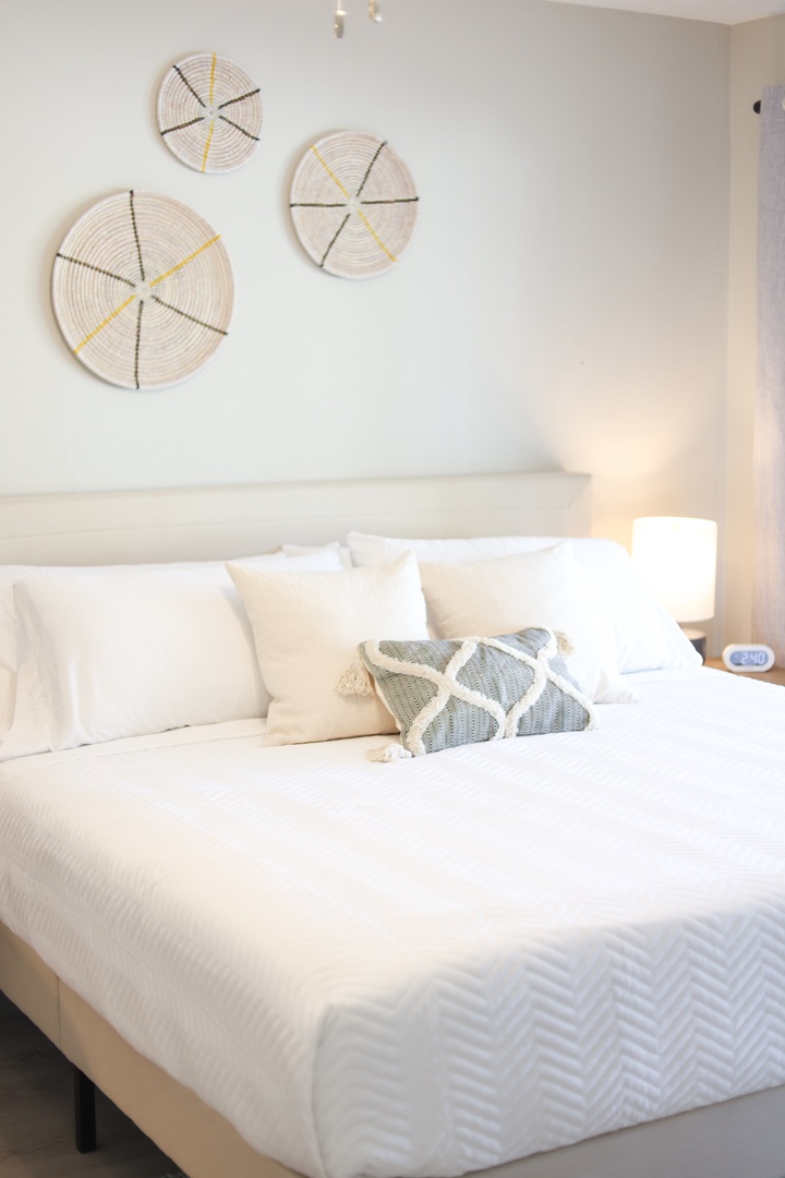 Comfortable memory foam beds in the entire home!