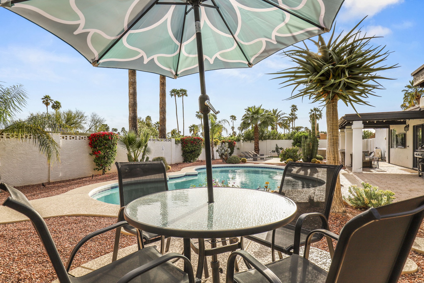 Patio Table with Umbrella