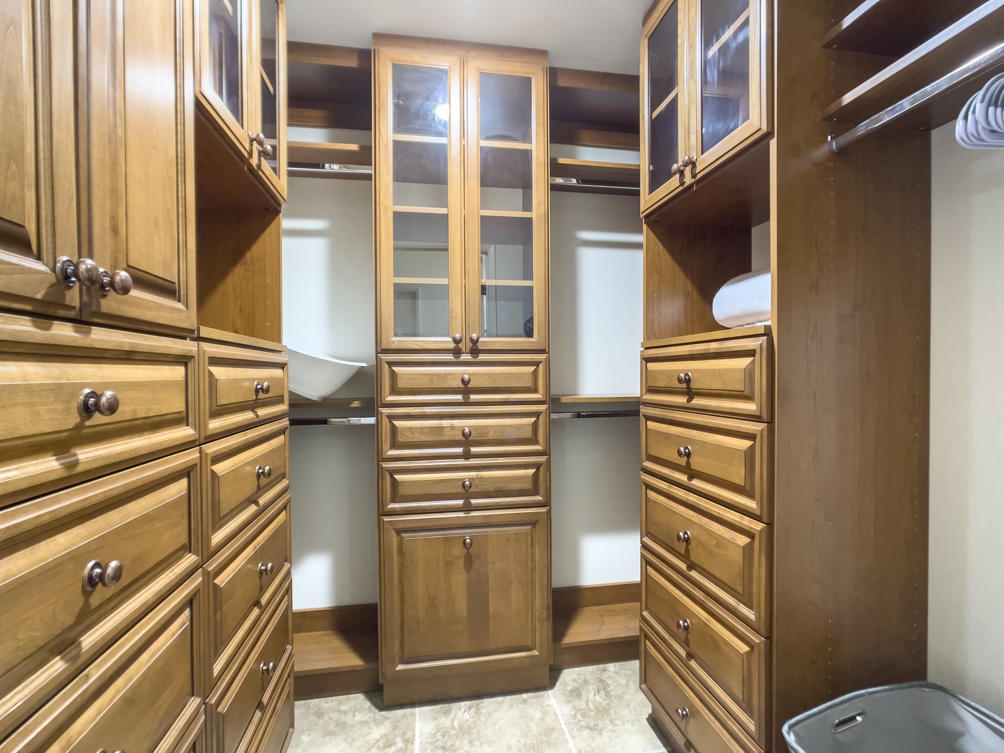 Large closet for storing your items.