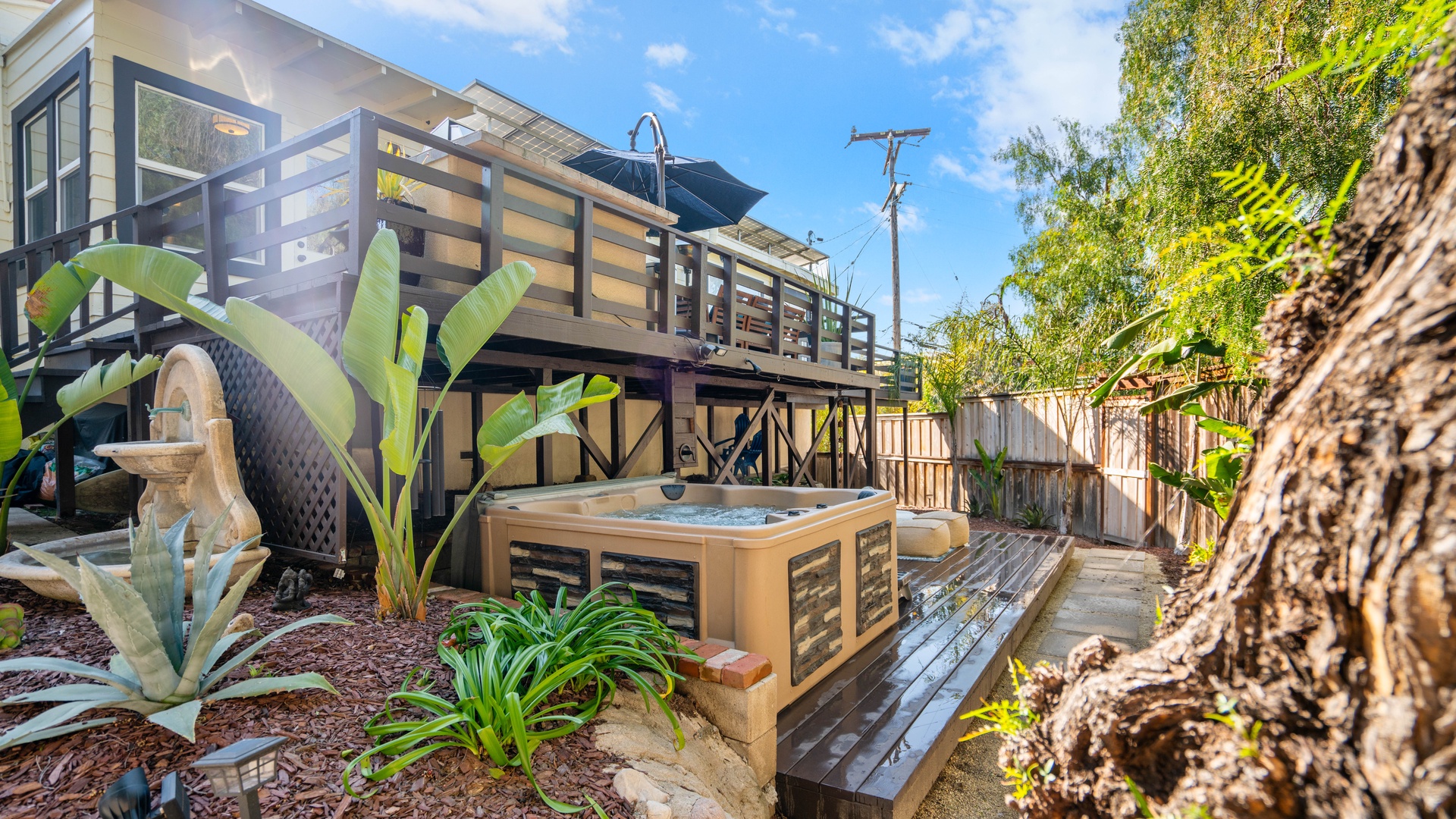Hot Tub & Outdoor Shower