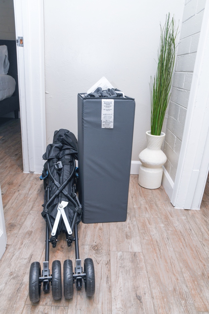 Pack'n Play for infants or toddlers! Stroller also can be provided with advanced notice!