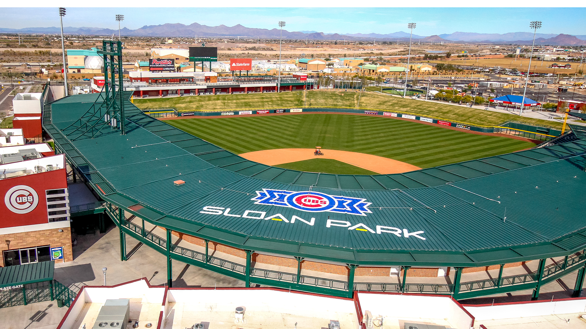 Sloan Park, home of the Chicago Cubs Spring Training - 10 minutes