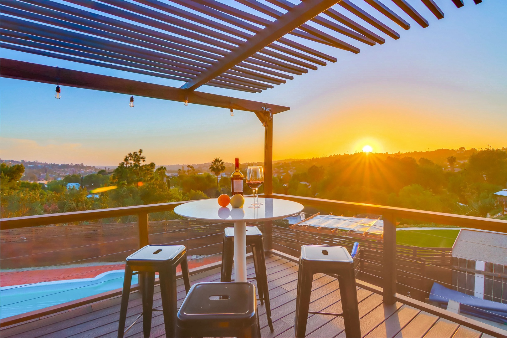 The Helix House | Pool & Mountain Views