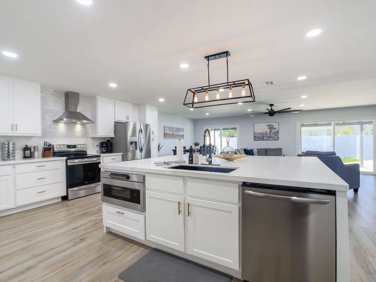 Bright Open Kitchen