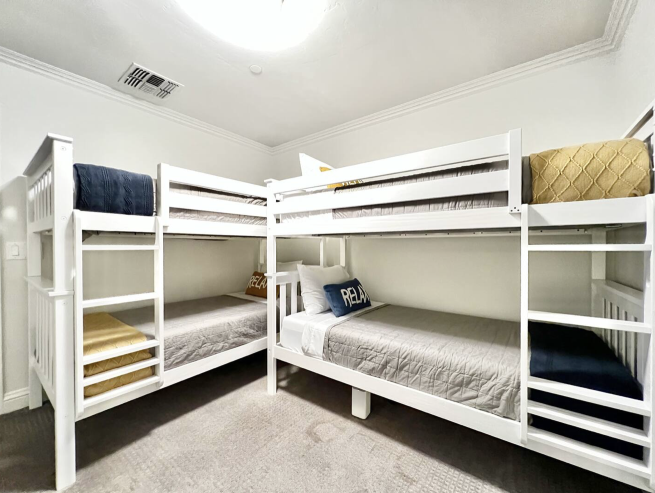 Bedroom 5: Two Bunk Beds