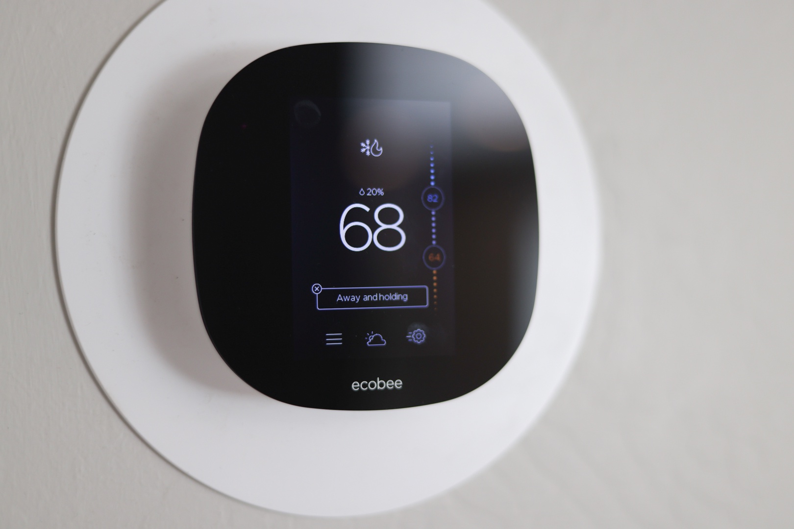 Two Ecobee Smart Thermostats for the two A/C in the home