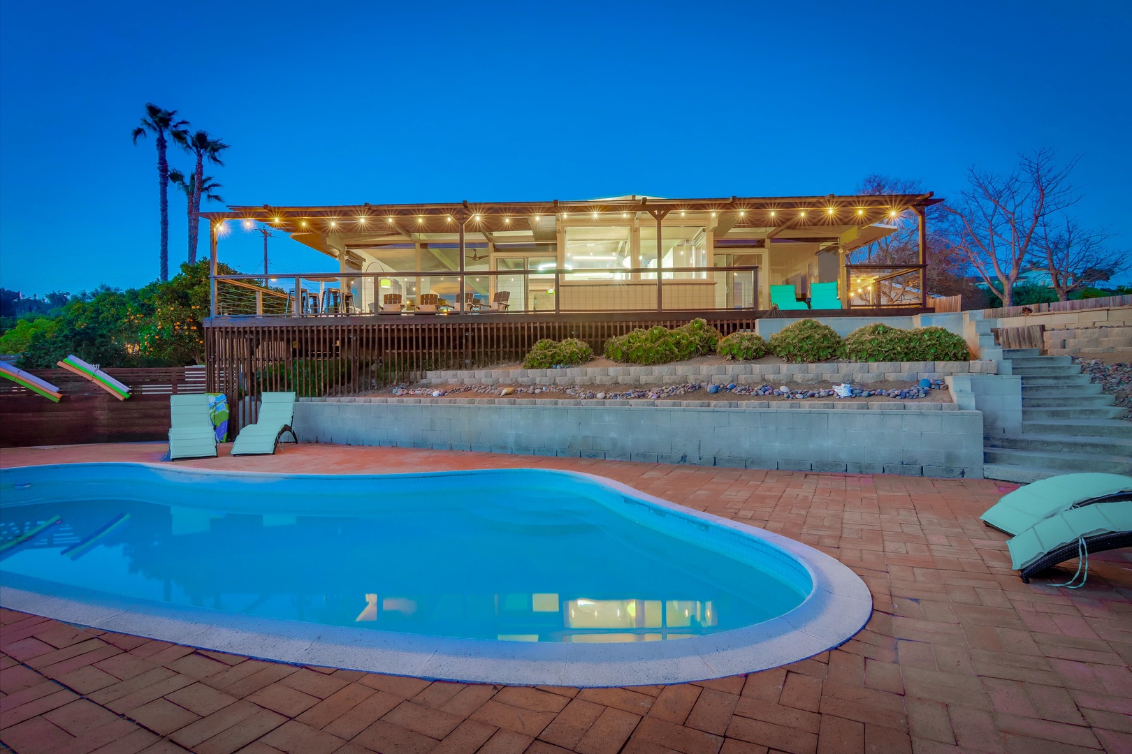 Relax poolside after a day of fun in the sun!