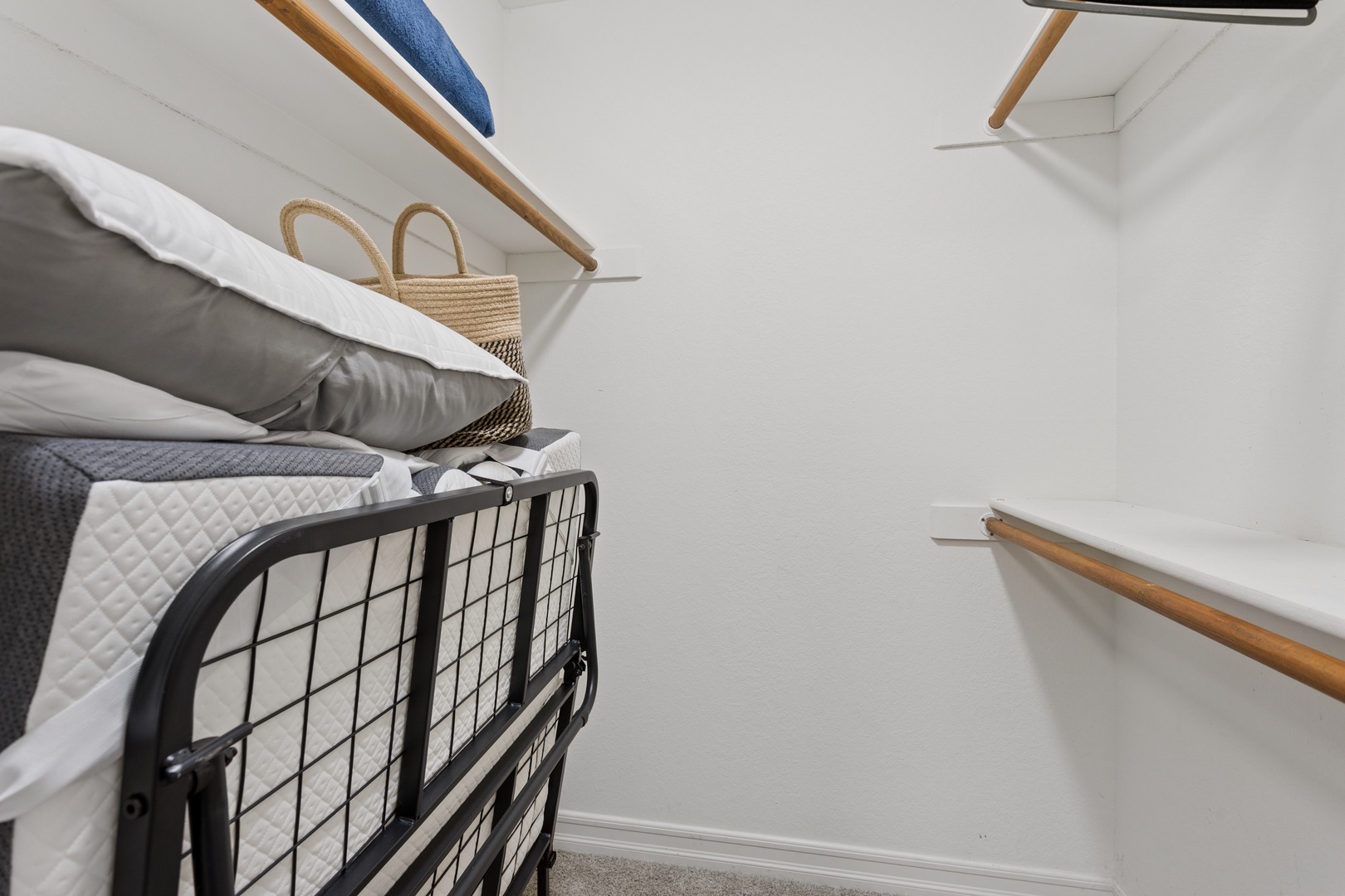 Bedroom 4: One bunk bed (top single, bottom full) + Rollaway bed