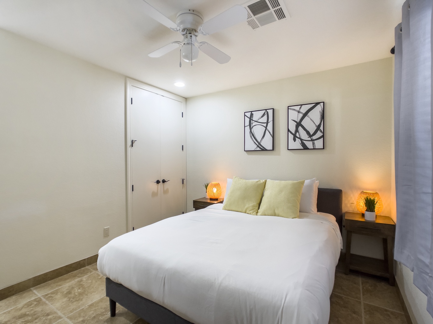 Bedroom 2 with one queen bed
