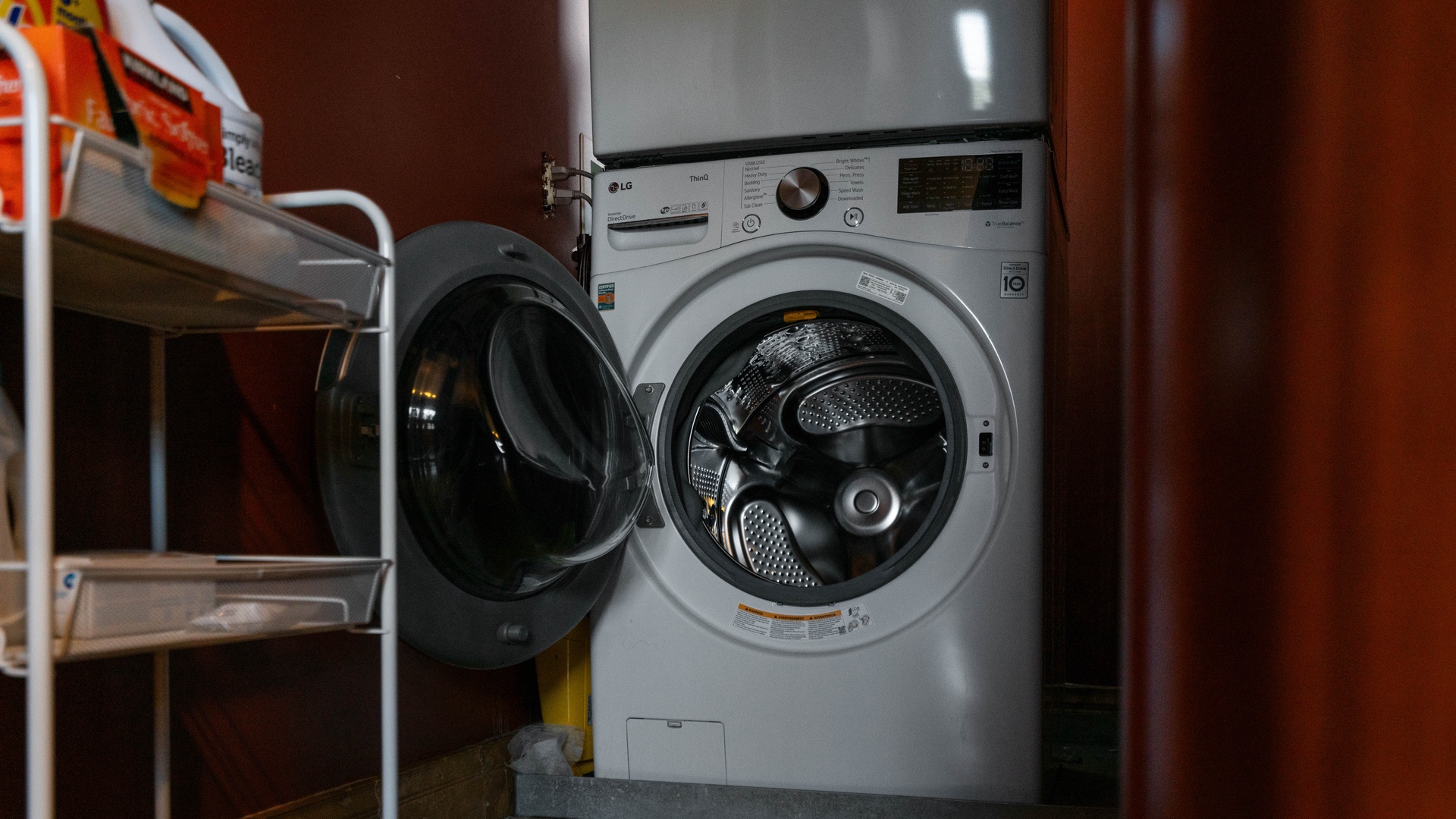 Washer/Dryer, located in primary suite