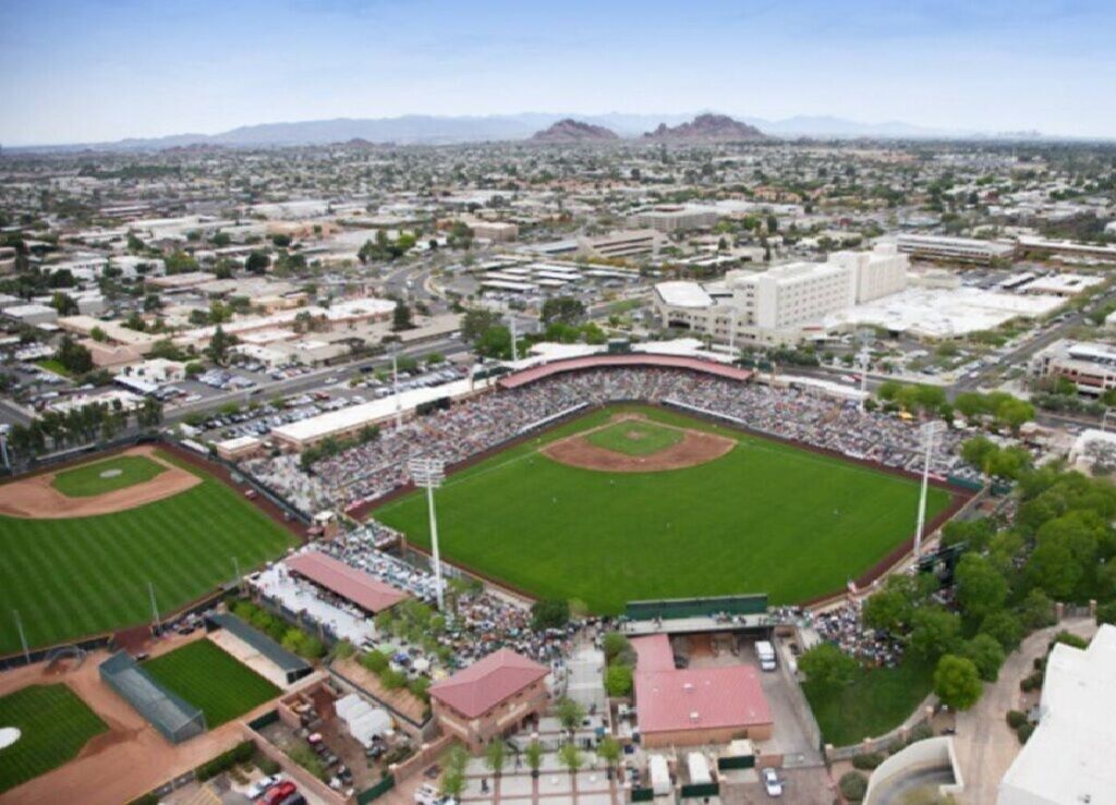 1 mile to Scottsdale Stadium spring training