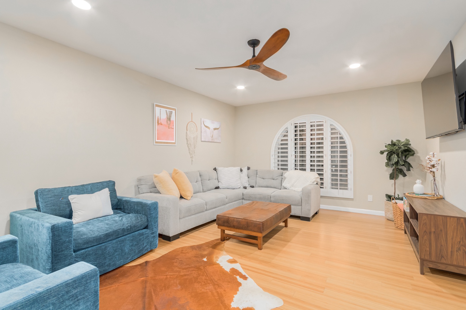 Living Room with a sofa bed