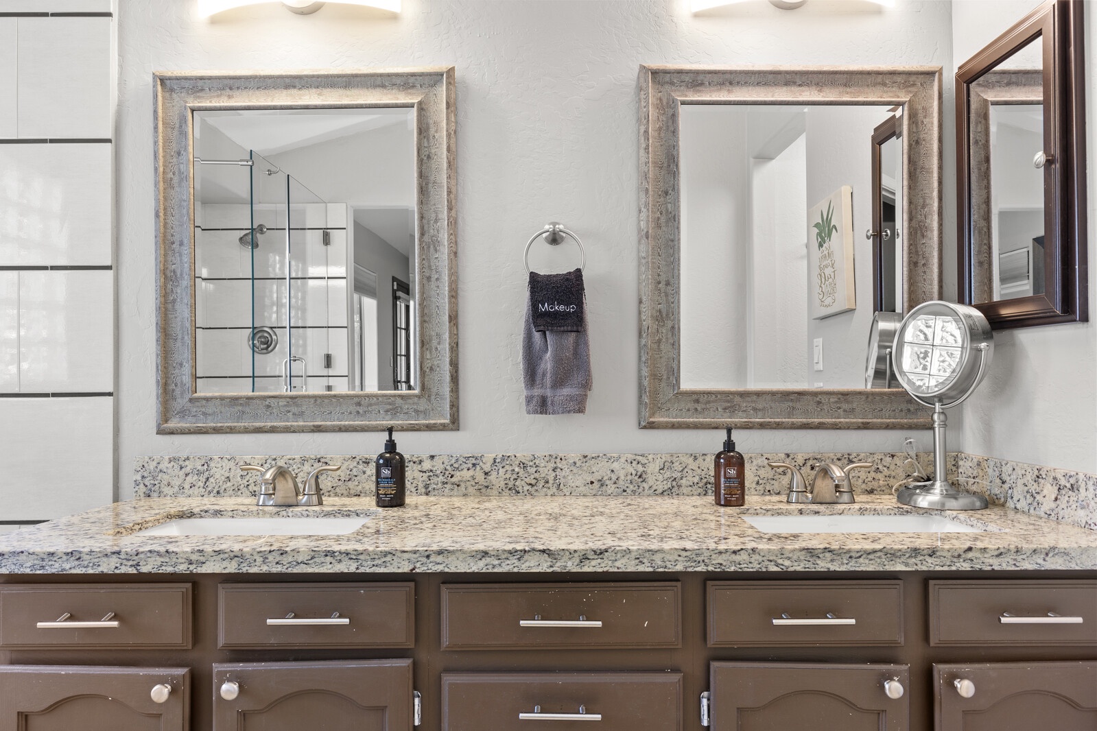 Master Bathroom with dual vanities