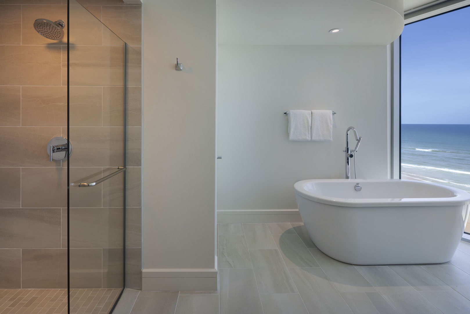 Find Solace and Comfort in this Serene Bathroom Escape