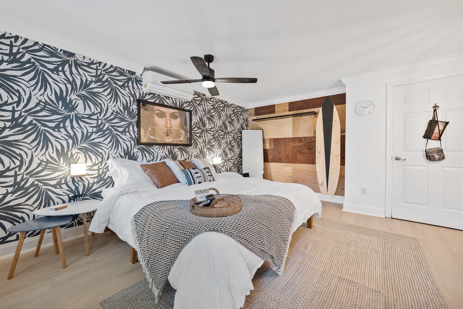 Spacious King room with direct access to the pool deck