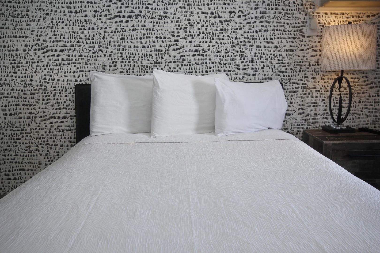 Sink into luxury in the queen bedroom