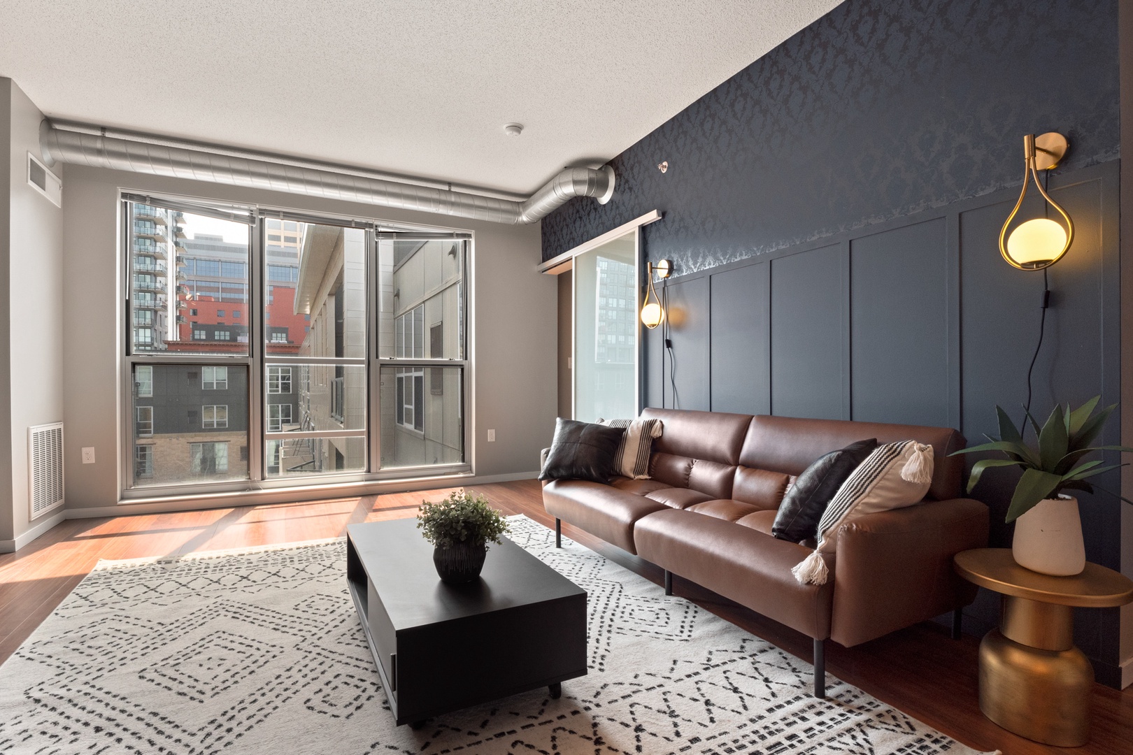 Unwind in Style: Discover Relaxation in the Modern Charm of the Living Area