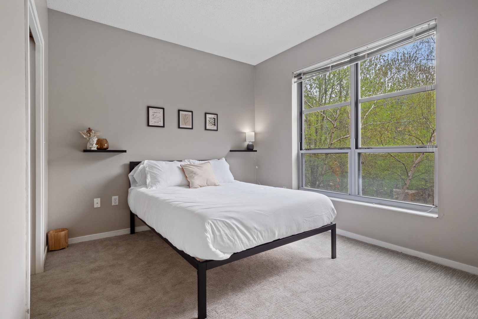 Relax in the Comfy Queen-Size Bed in Your City Club Unit