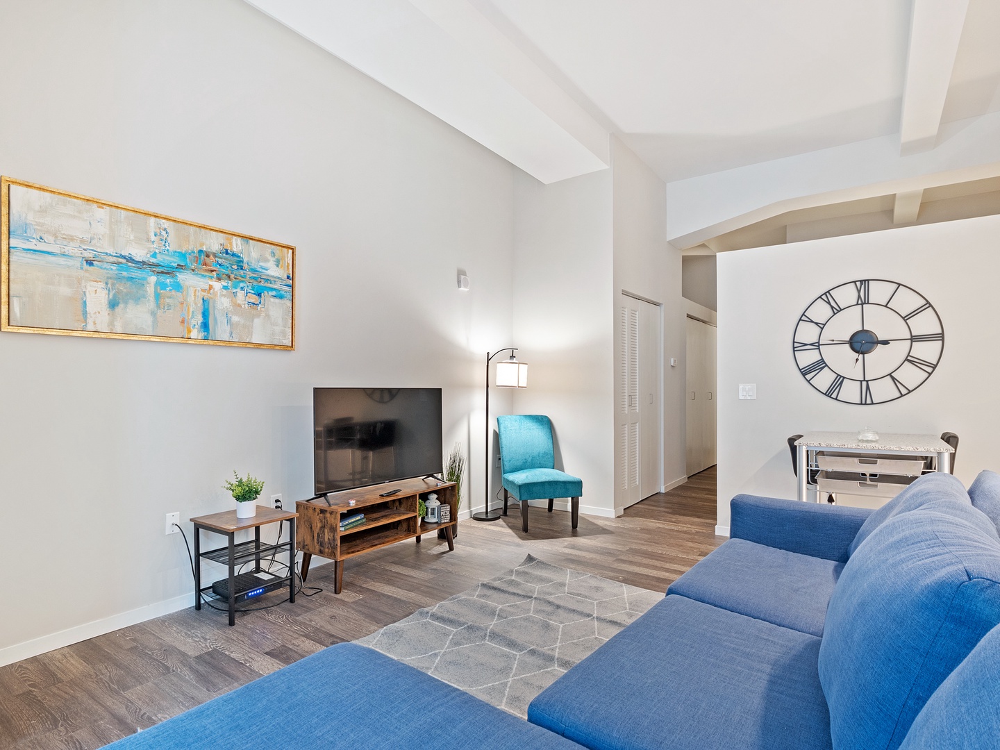 Relax and unwind in this serene and peaceful living room