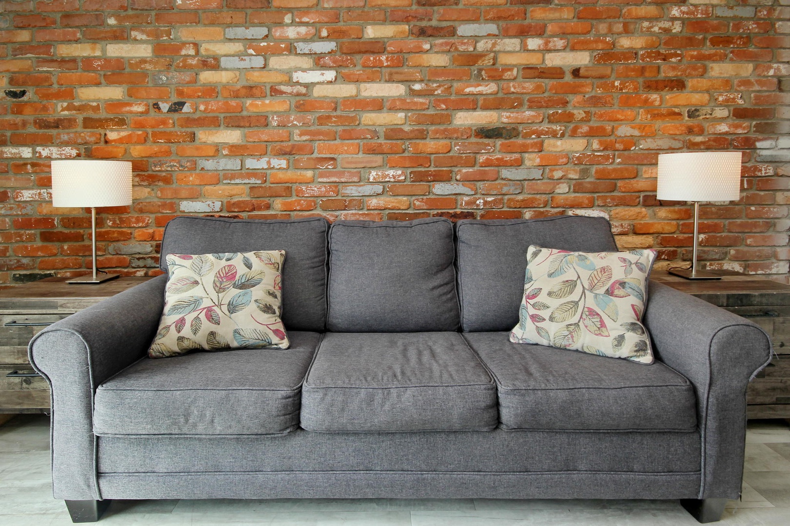 Comfortable living room adorned with modern decor