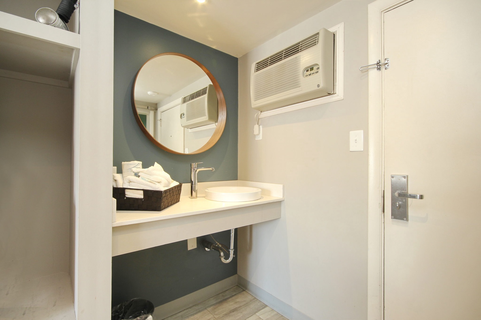 Well-appointed bathroom with essentials