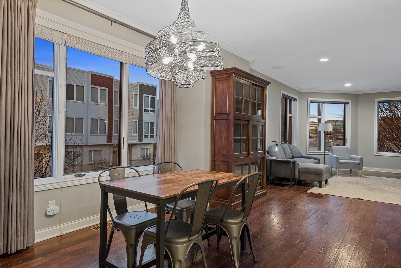 Dining Area Downtown Cleveland Luxury Rental Home