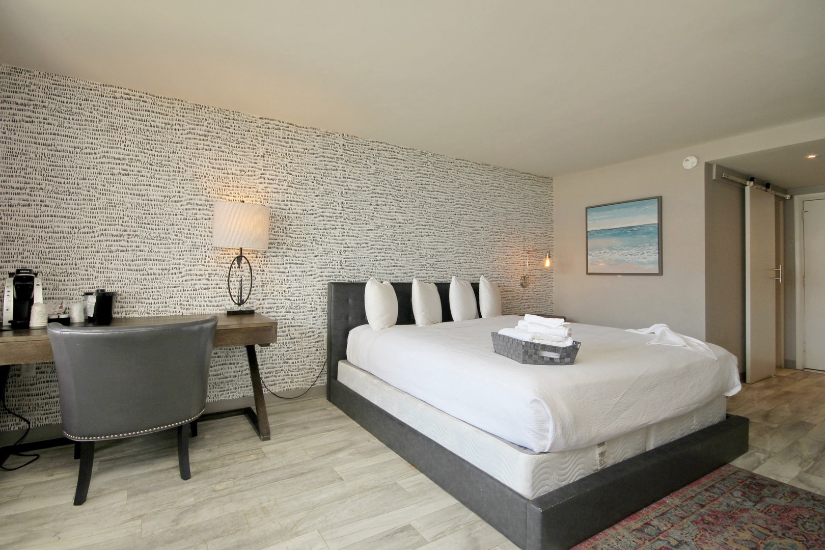 Luxurious king bedroom with elegant decor