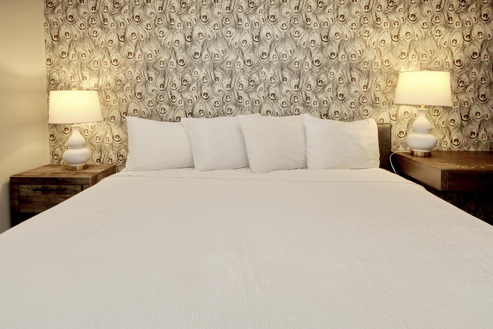 Bedroom designed for a restful night's sleep