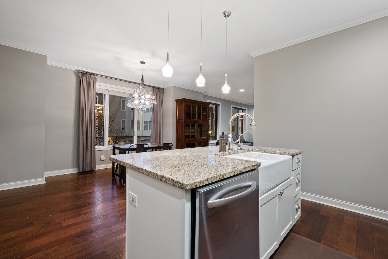 Kitchen Area Downtown Cleveland Luxury Rental Home