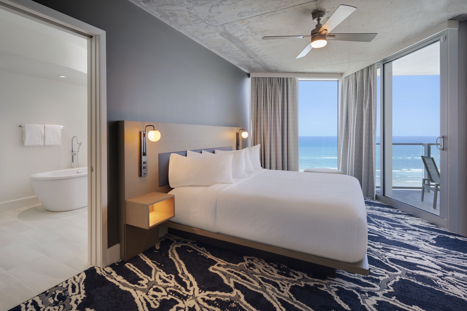 Elegance Meets Oceanfront: Retreat to Your King Suite with Endless Views