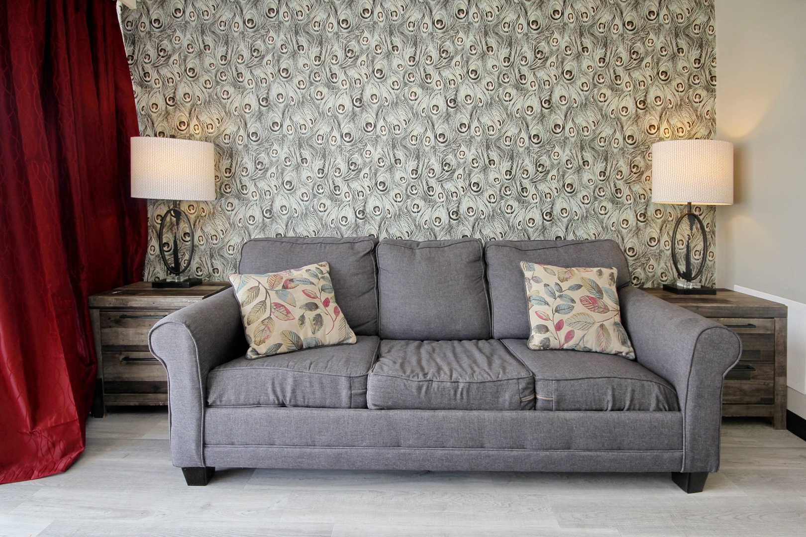 Relax in the stylishly designed living area