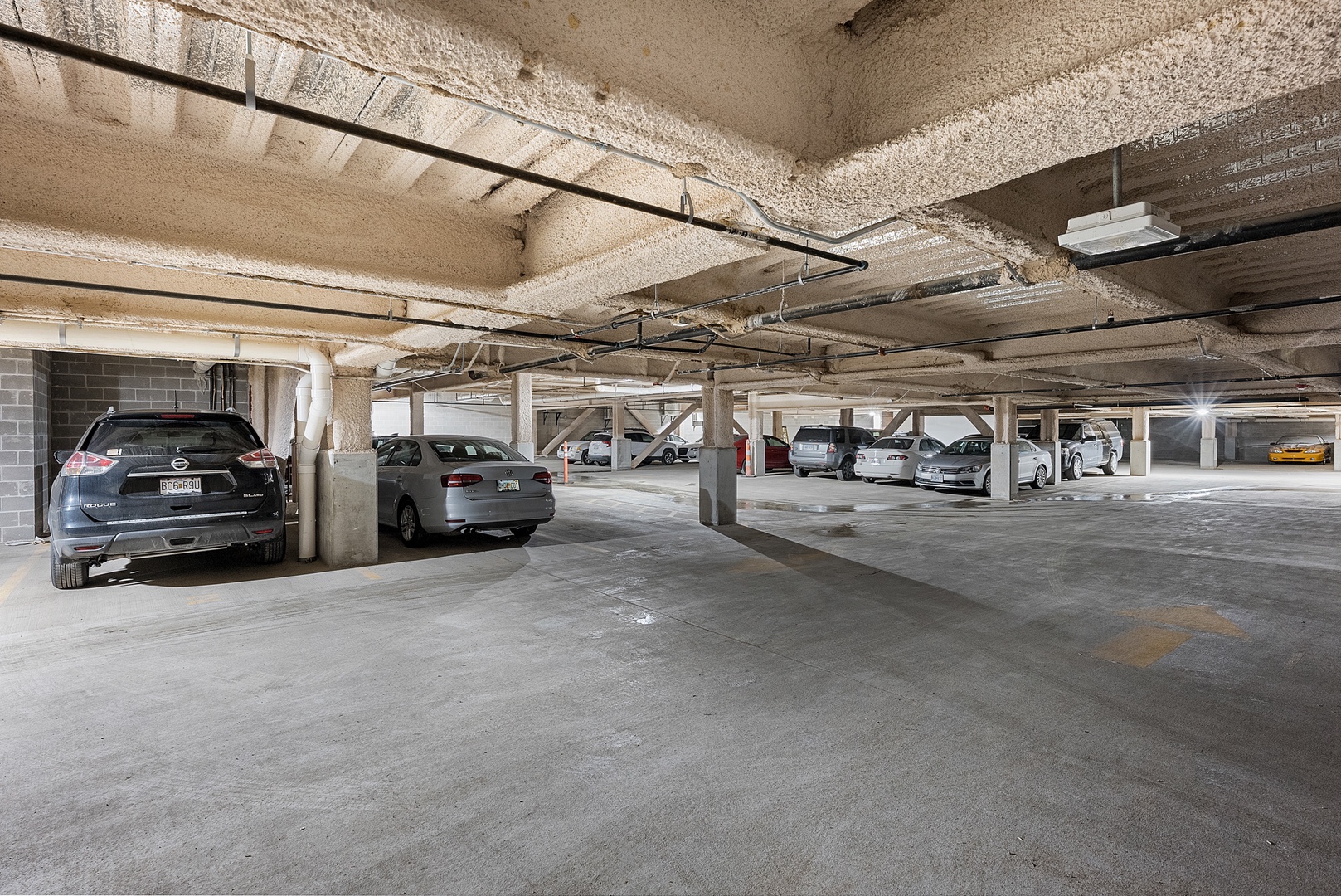 Underground Garage Parking exclusive for tenants at guests
