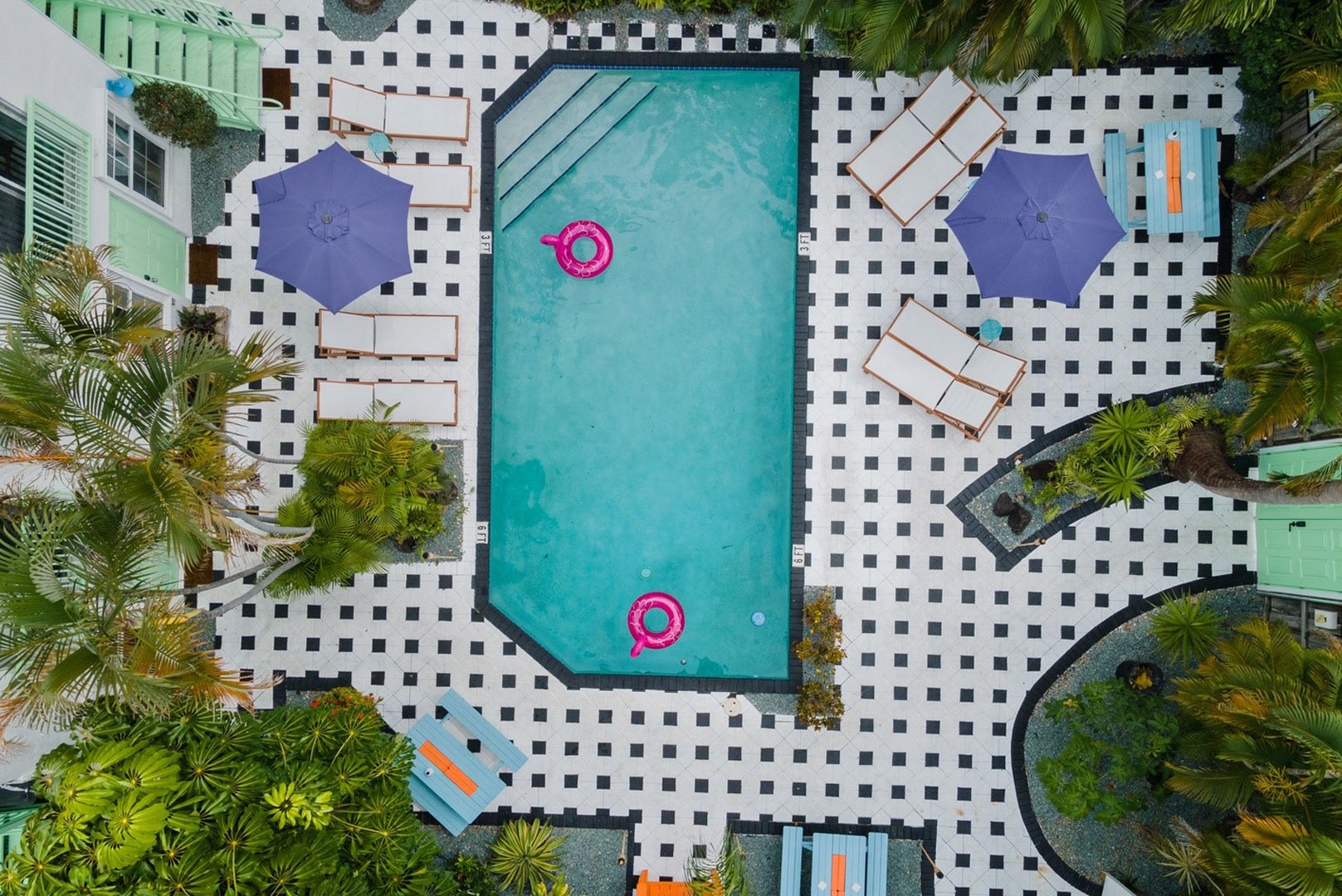 pool top view fort lauderdale hotel