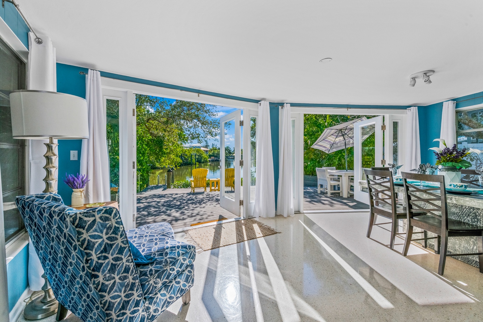 Living Room - View Of Back Deck