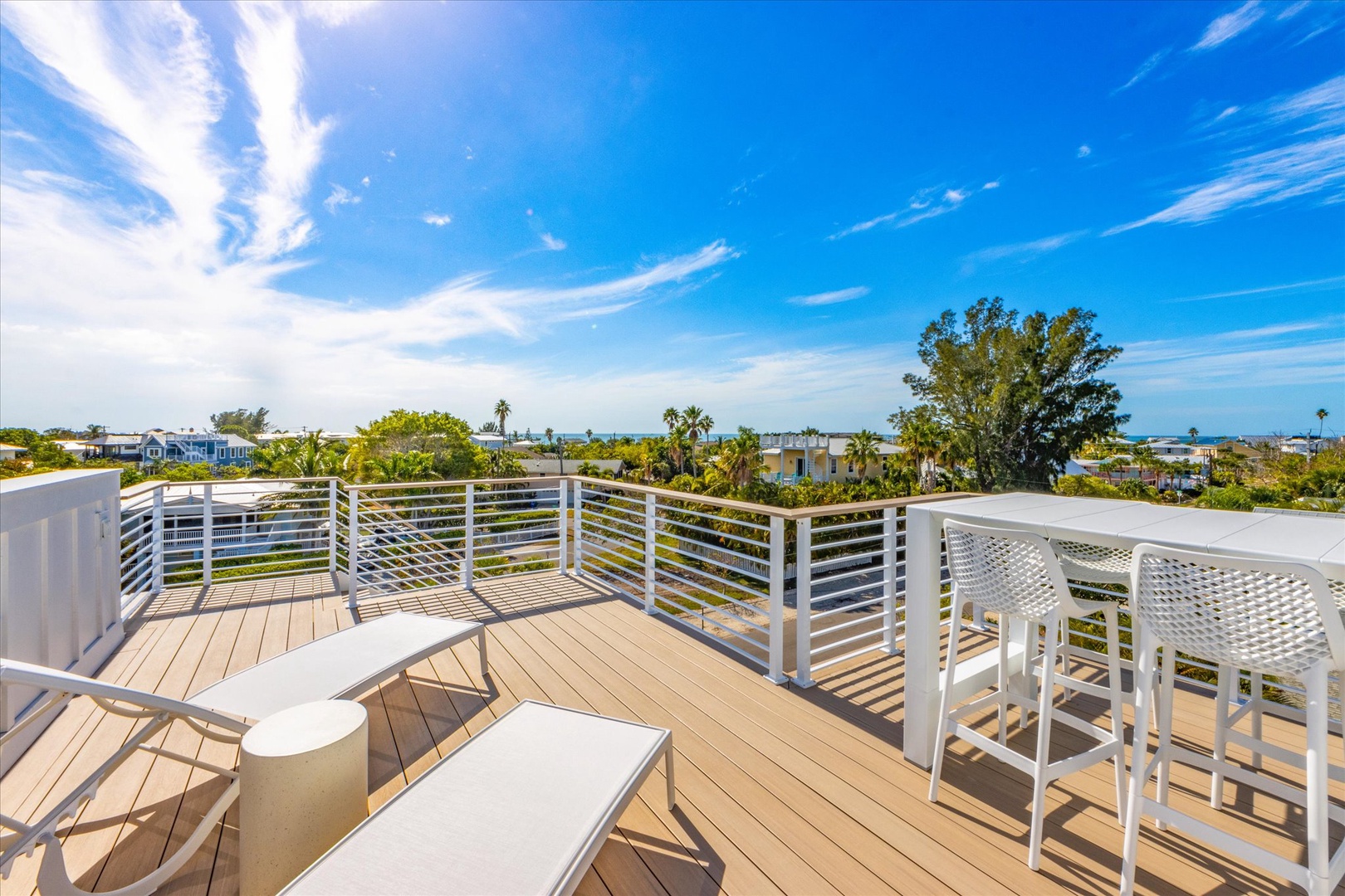 Rooftop Deck with Beach Views