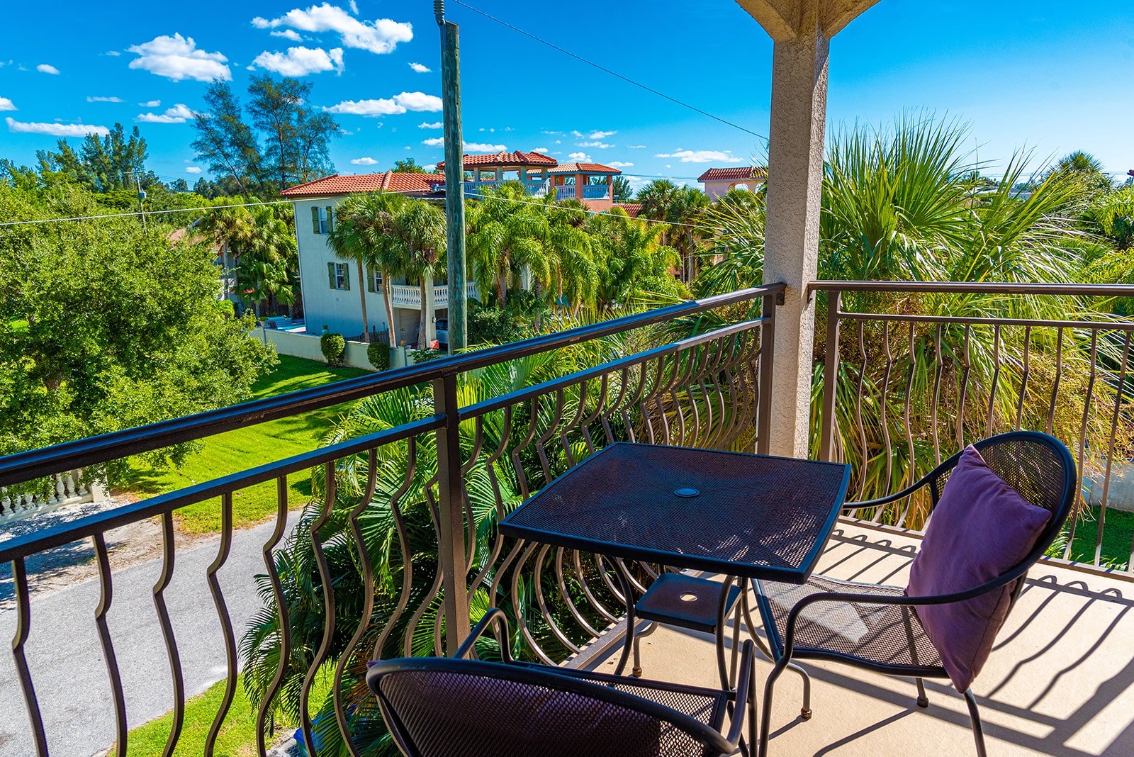 Large over-sized balcony off Master bedroom