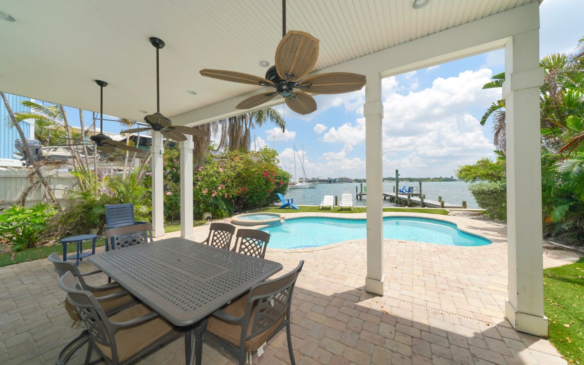 Covered Outdoor Dining Area