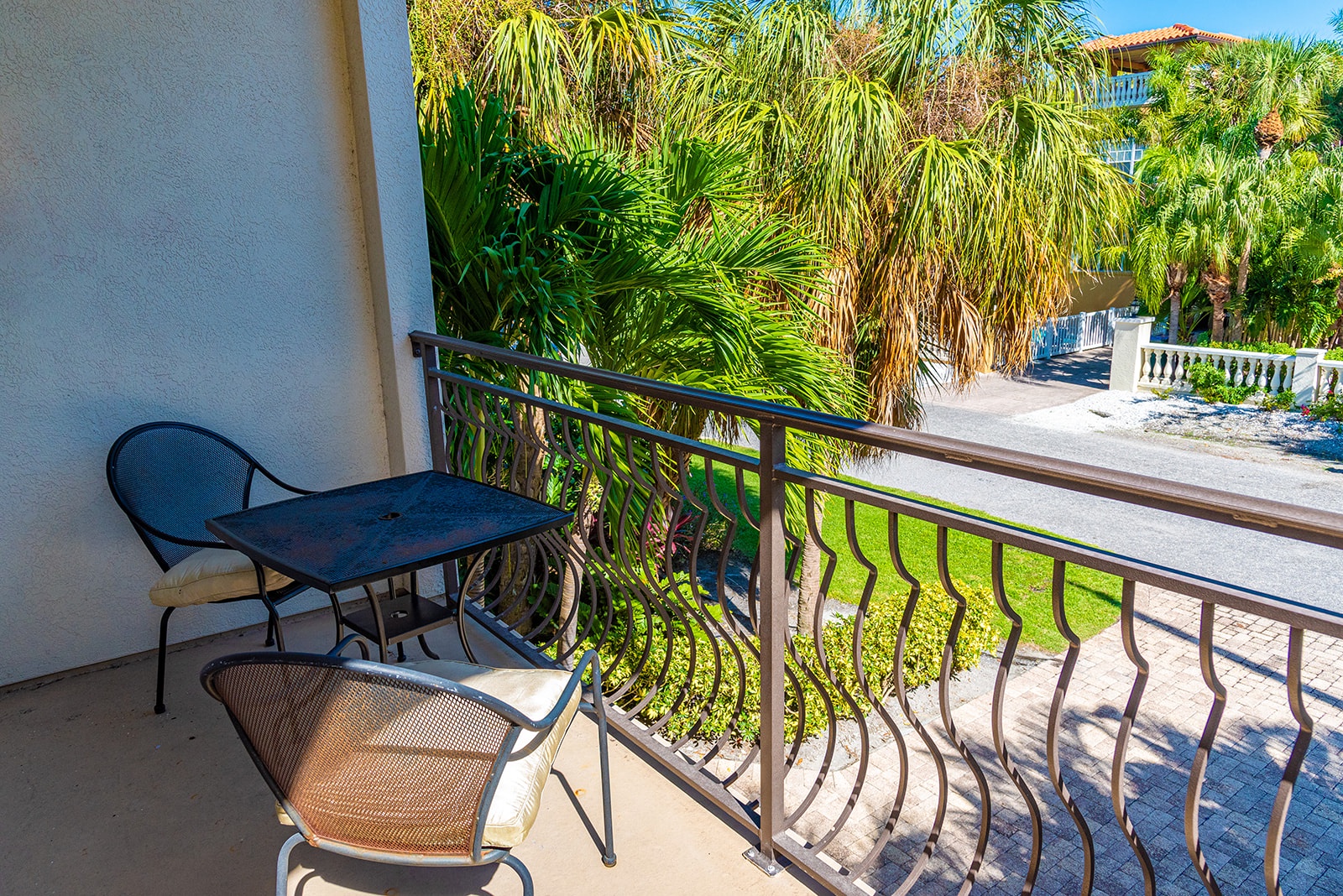 Master balcony with space to read a book or just relax