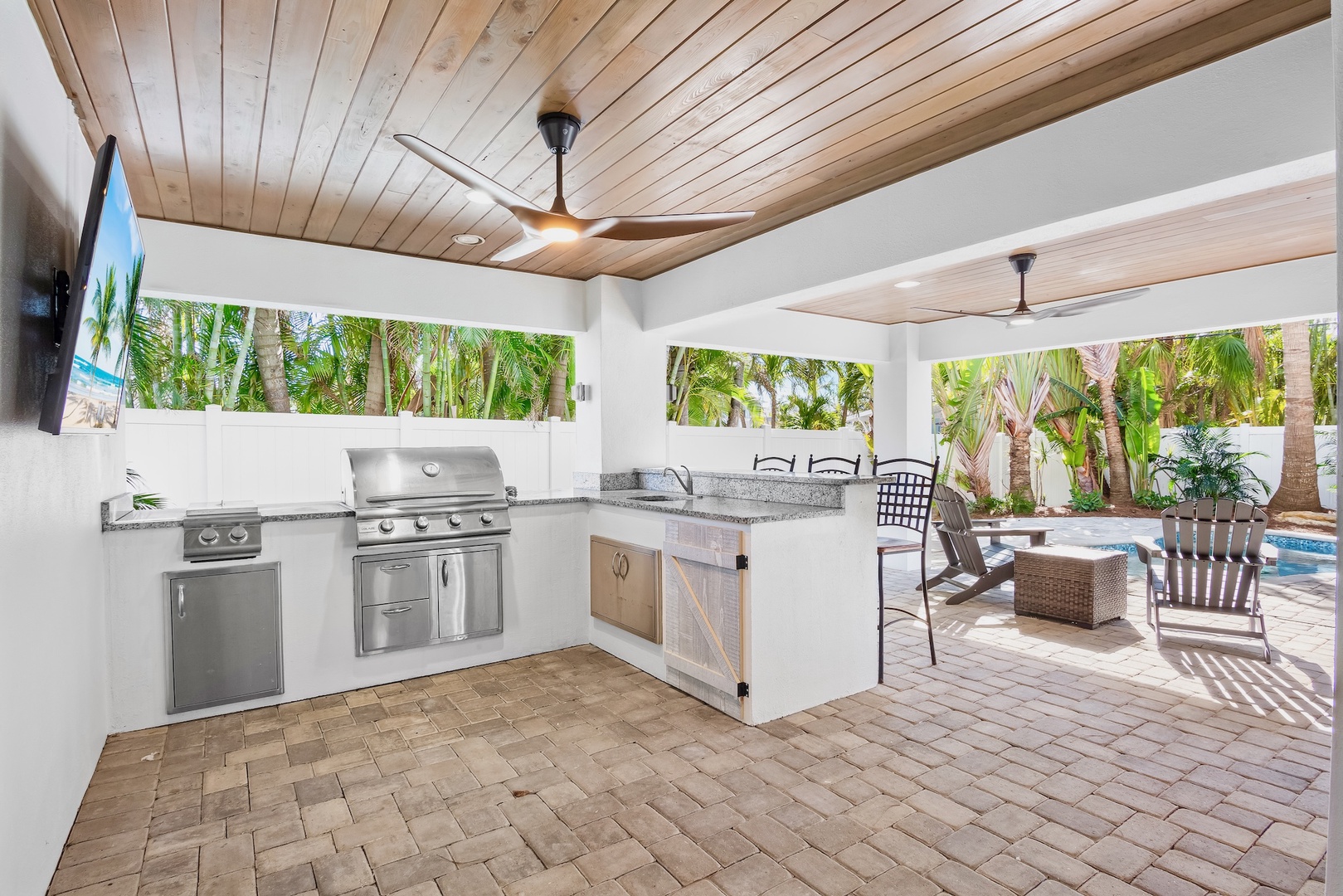 Outdoor Kitchen Area