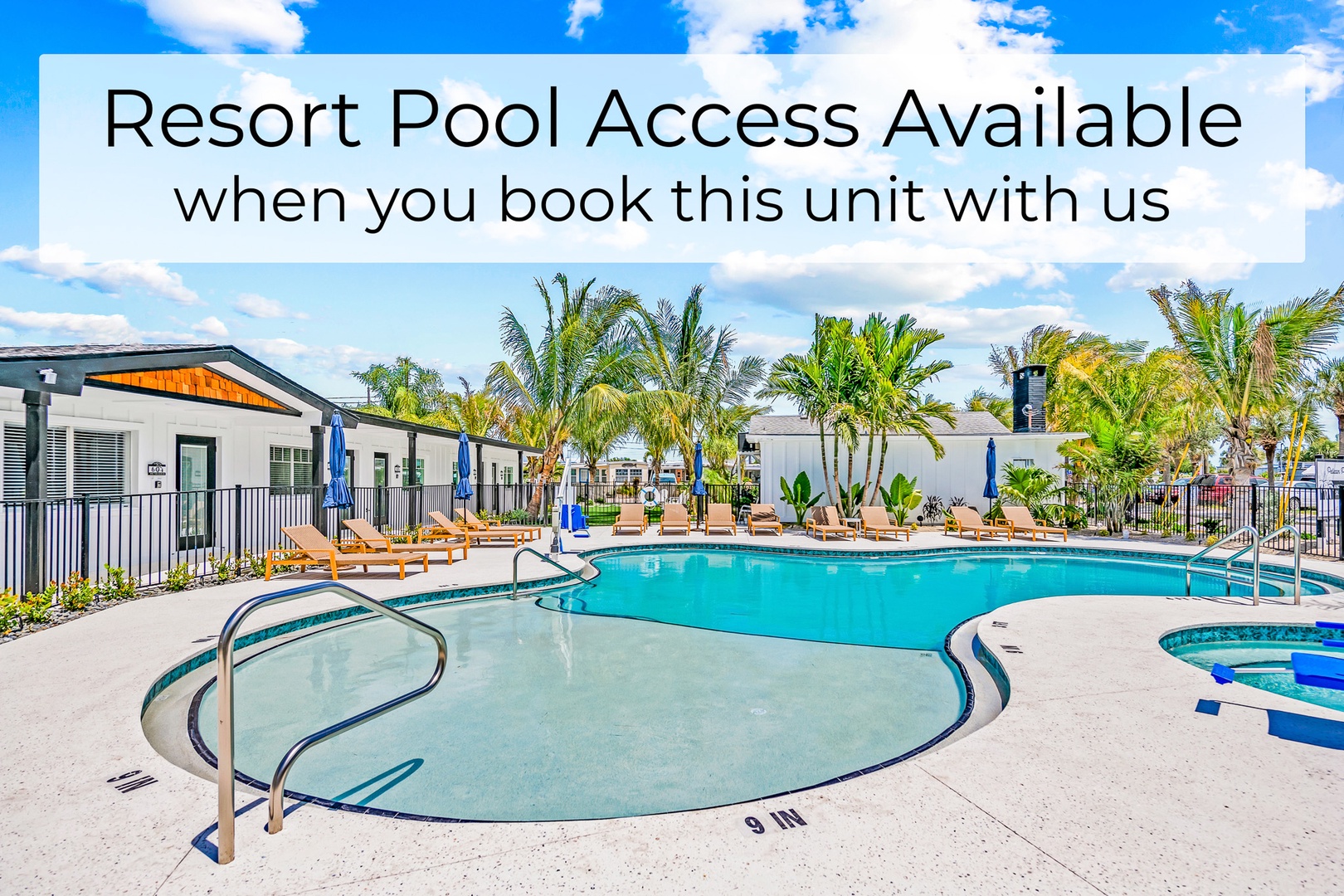 Resort Pool Access Available when you stay at Pines Park