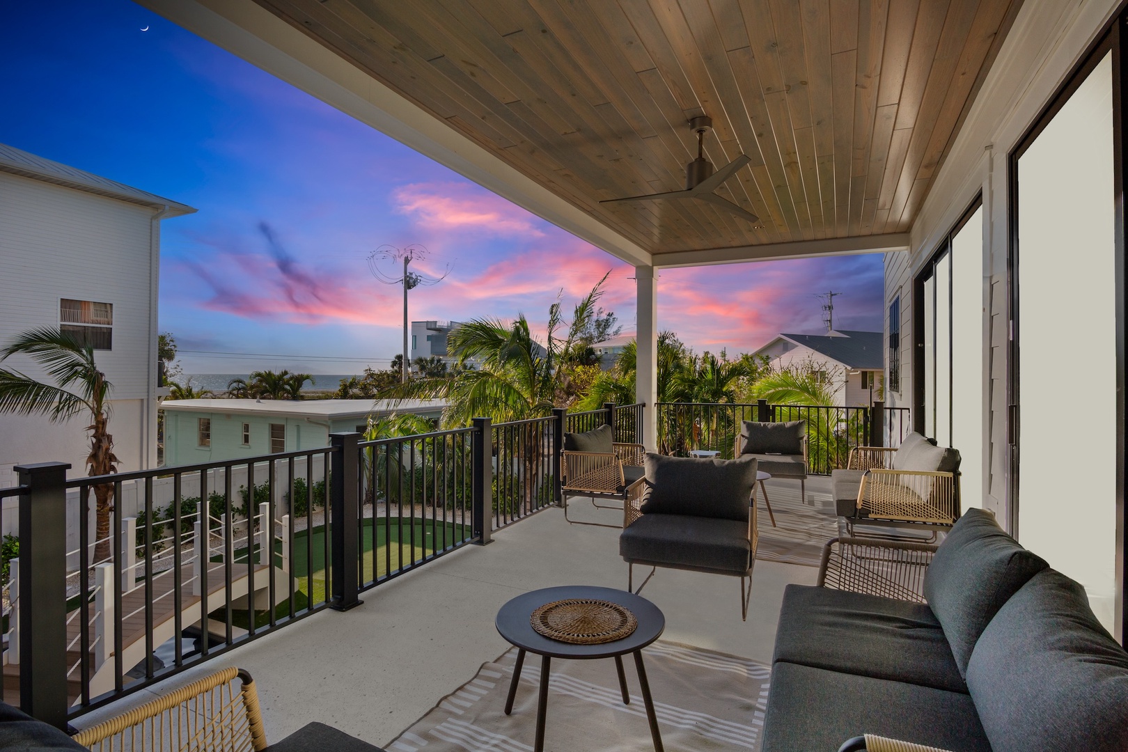 Main Floor Balcony, Living Area