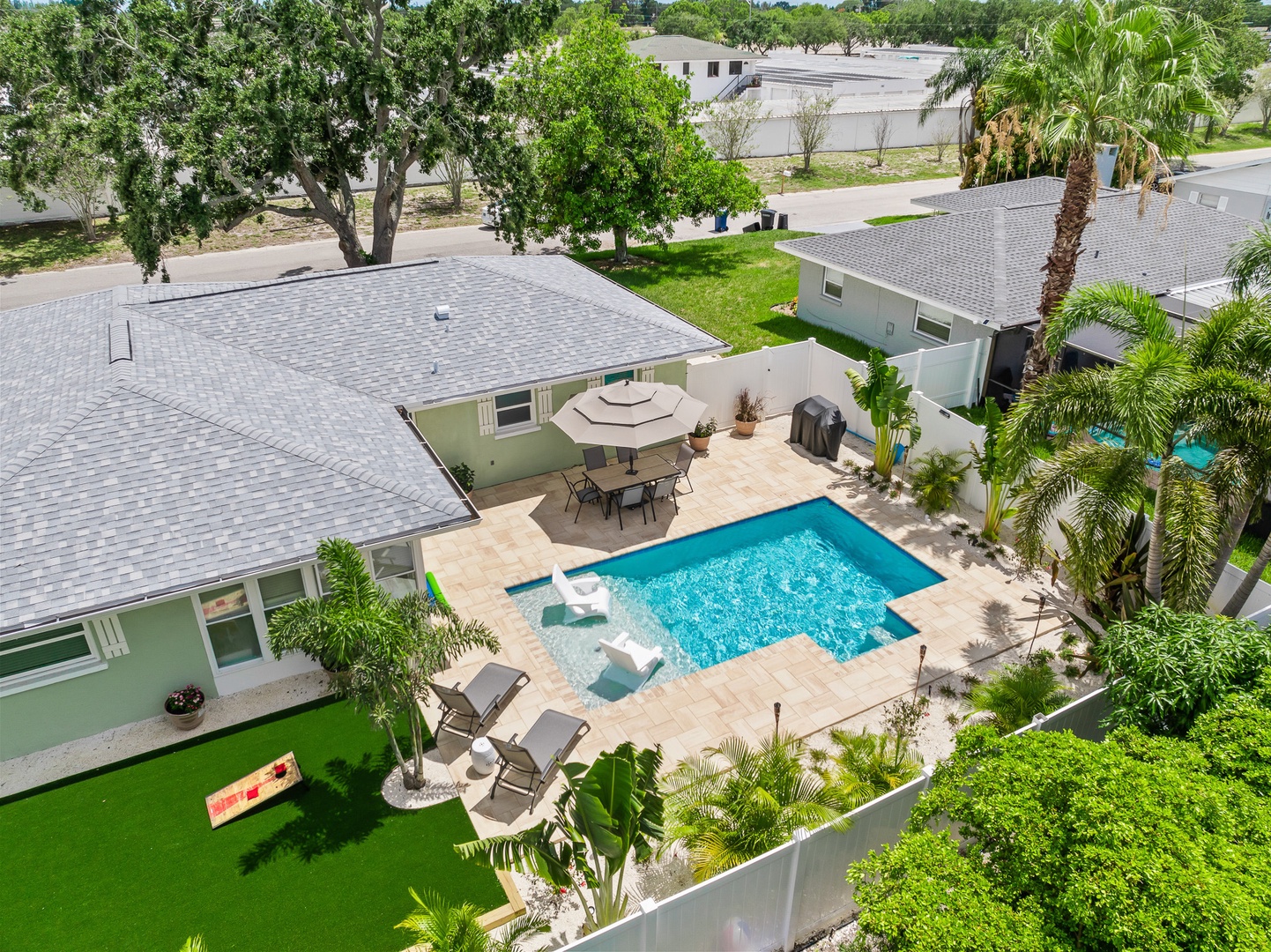 The Lilly Pad Large Backyard