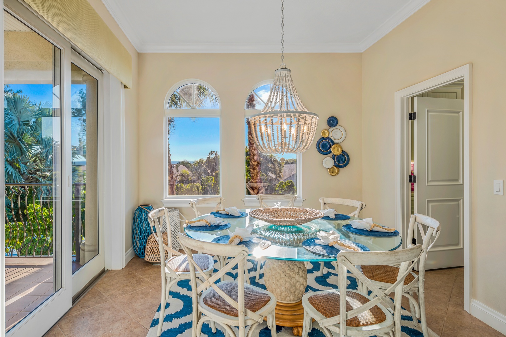 La Casa Costiera 12 Dining Area with Gulf Views